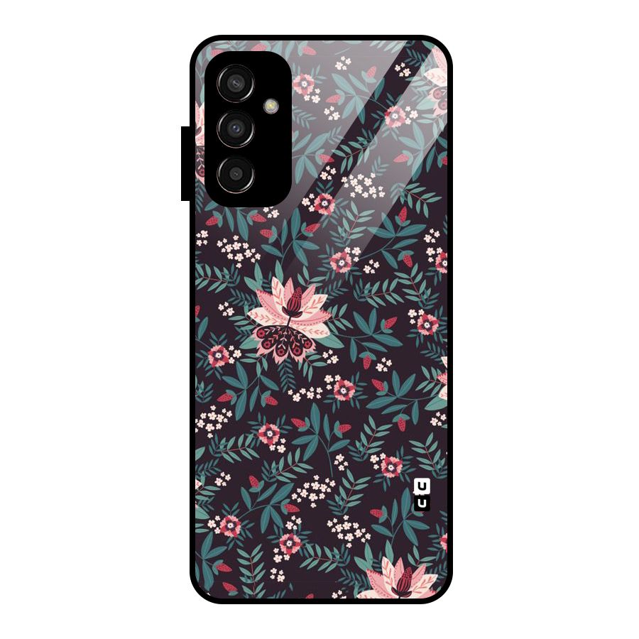 Very Leafy Pattern Glass Back Case for Galaxy F13