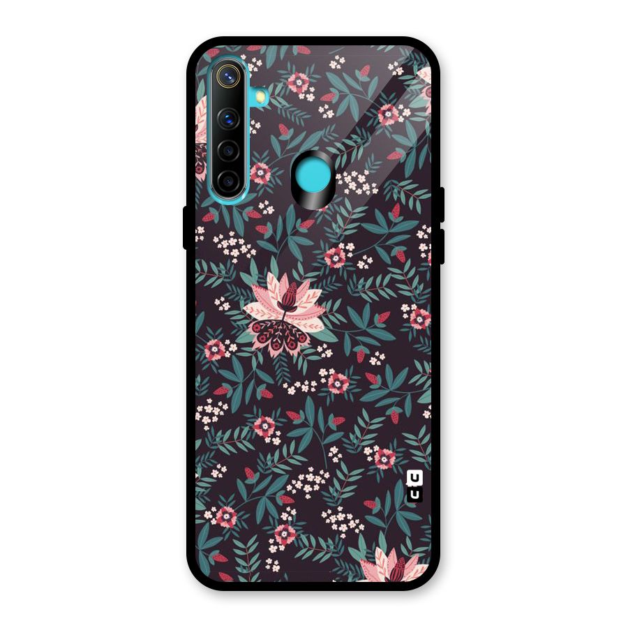 Very Leafy Pattern Glass Back Case for Realme Narzo 10