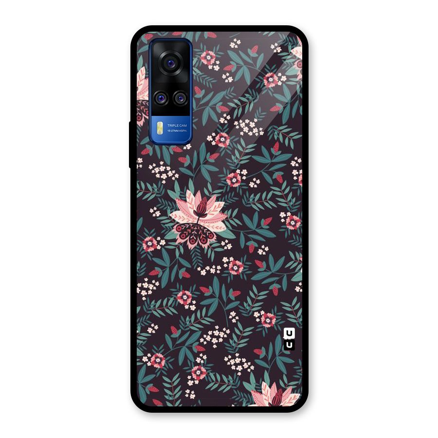 Very Leafy Pattern Glass Back Case for Vivo Y31