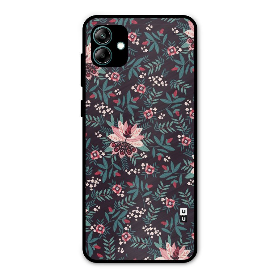Very Leafy Pattern Metal Back Case for Galaxy A04