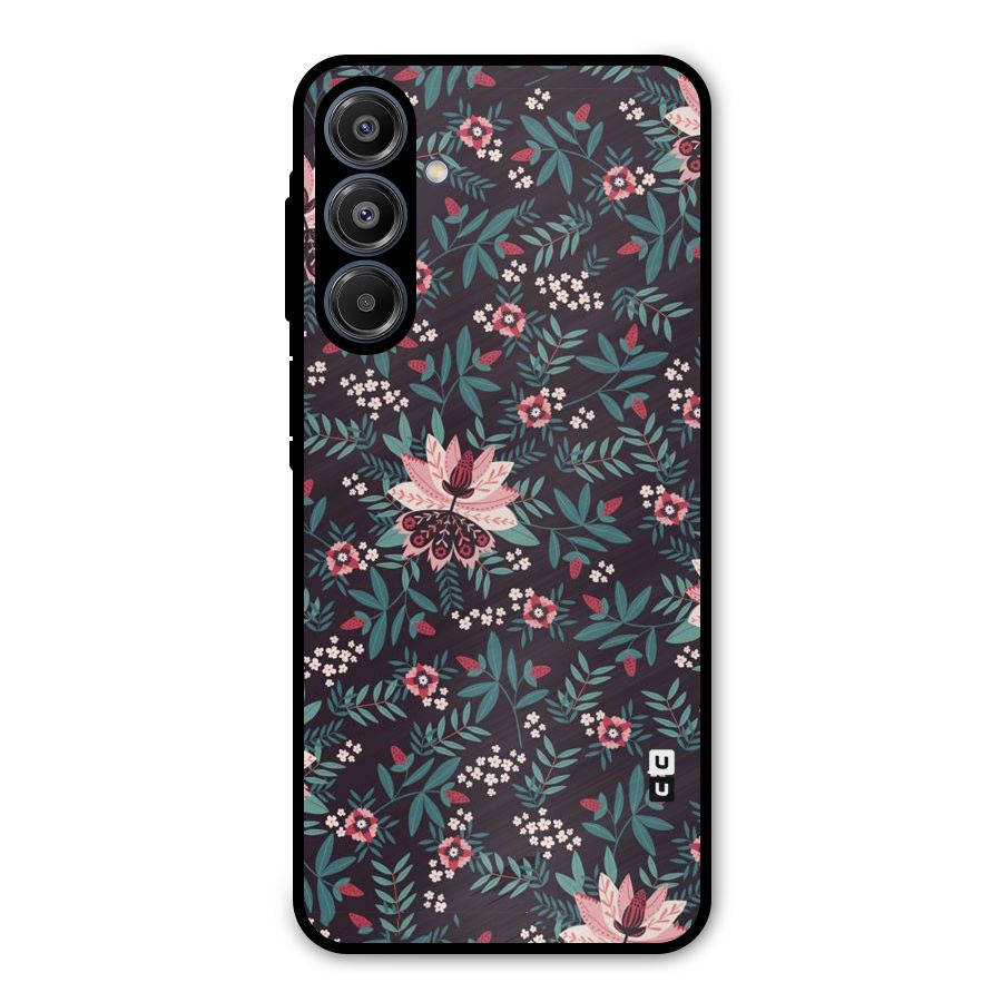 Very Leafy Pattern Metal Back Case for Galaxy A16 5G