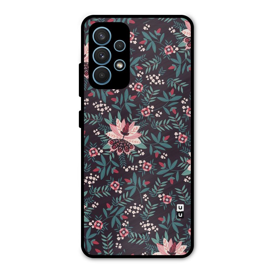 Very Leafy Pattern Metal Back Case for Galaxy A32