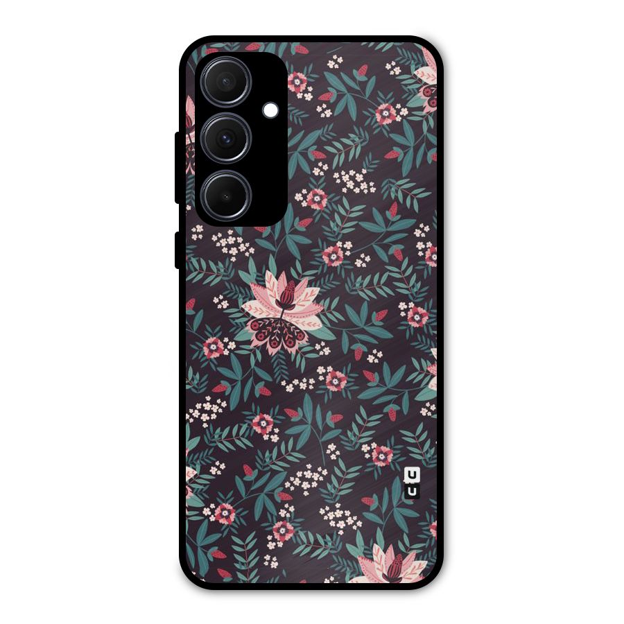 Very Leafy Pattern Metal Back Case for Galaxy A35
