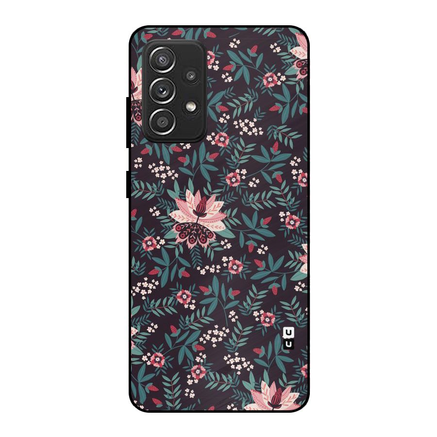 Very Leafy Pattern Metal Back Case for Galaxy A52s 5G