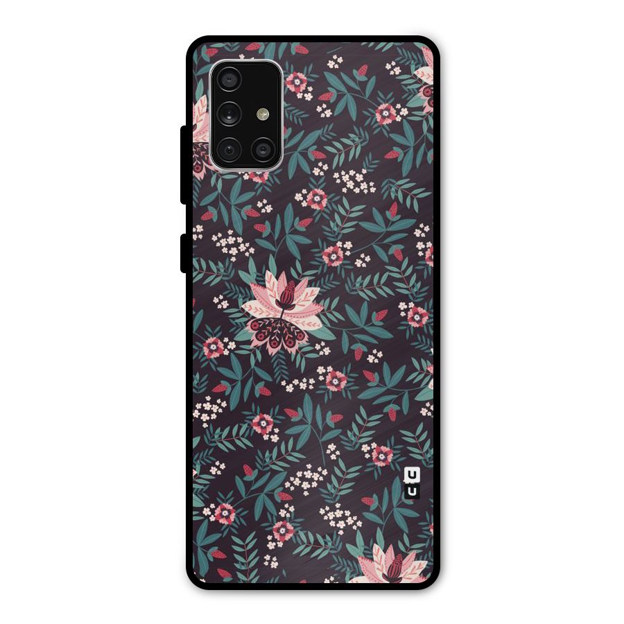 Very Leafy Pattern Metal Back Case for Galaxy A71