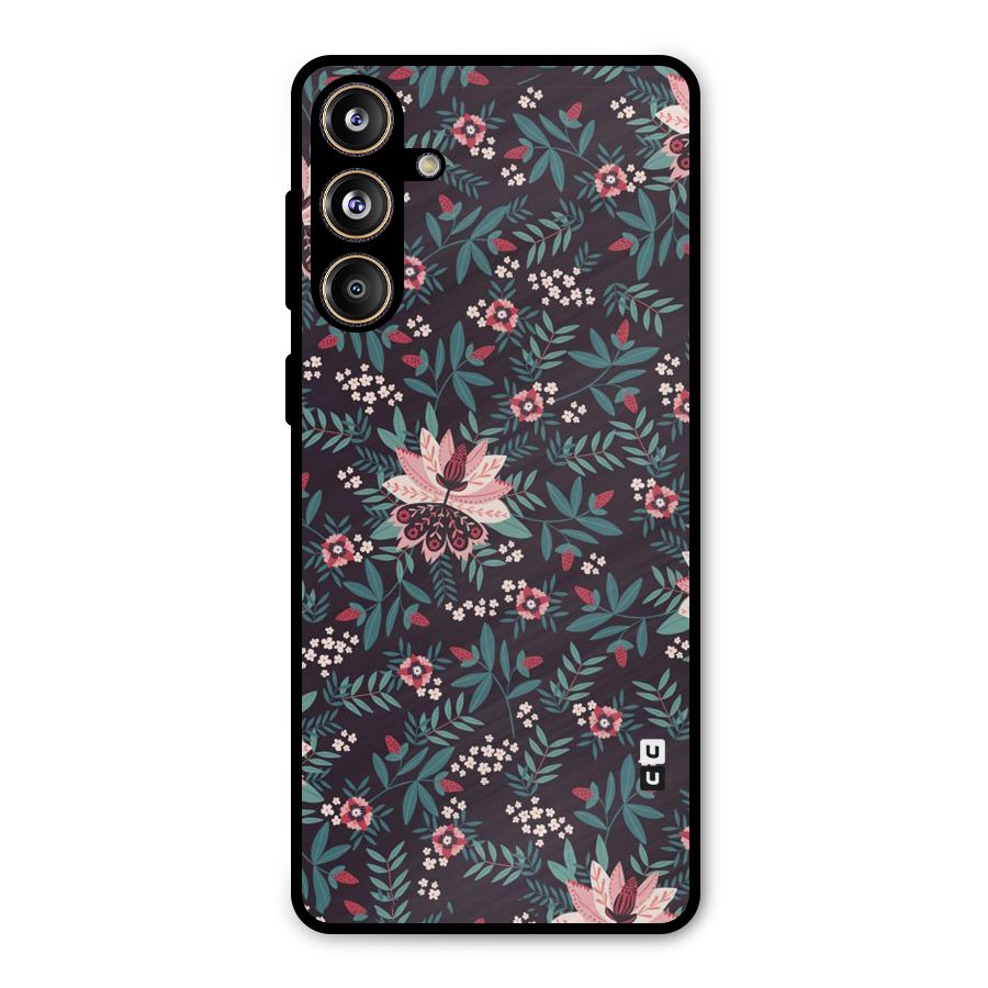 Very Leafy Pattern Metal Back Case for Galaxy F55