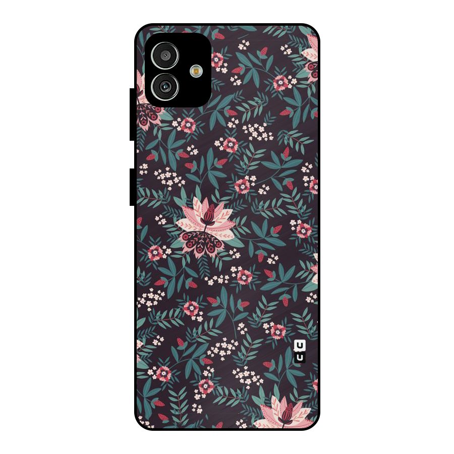 Very Leafy Pattern Metal Back Case for Galaxy M13 5G
