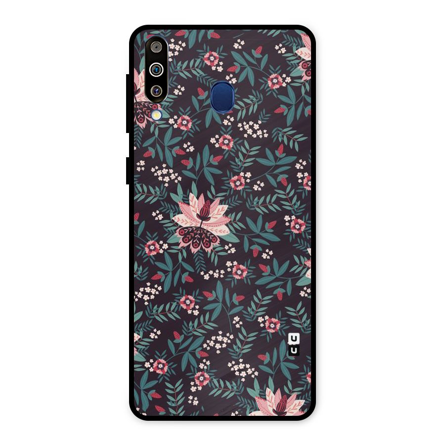 Very Leafy Pattern Metal Back Case for Galaxy M30