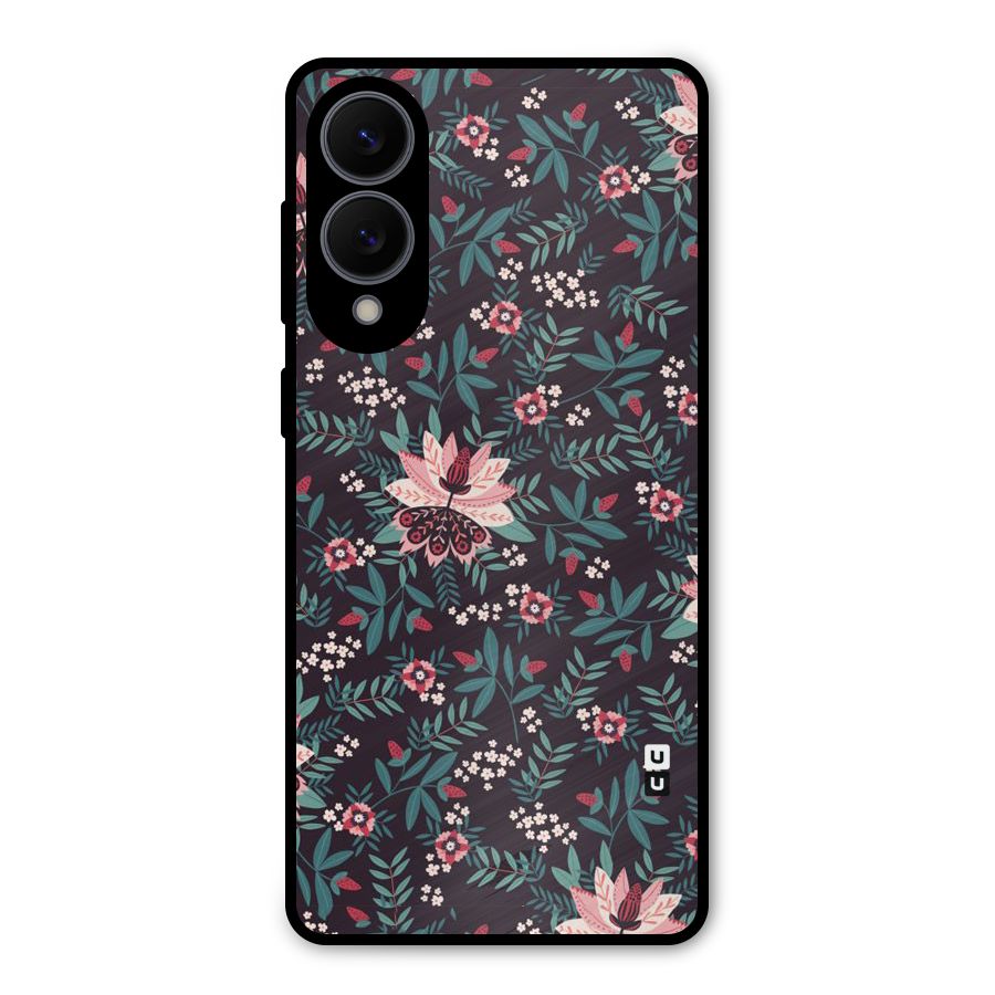 Very Leafy Pattern Metal Back Case for Galaxy S25 Edge
