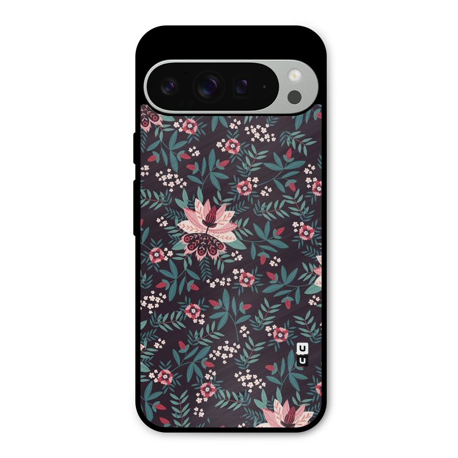 Very Leafy Pattern Metal Back Case for Google Pixel 9 Pro XL