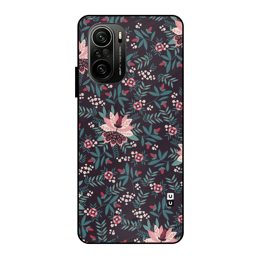 Very Leafy Pattern Metal Back Case for Mi 11x