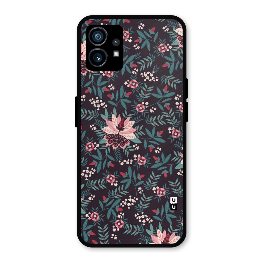 Very Leafy Pattern Metal Back Case for Nothing Phone 1