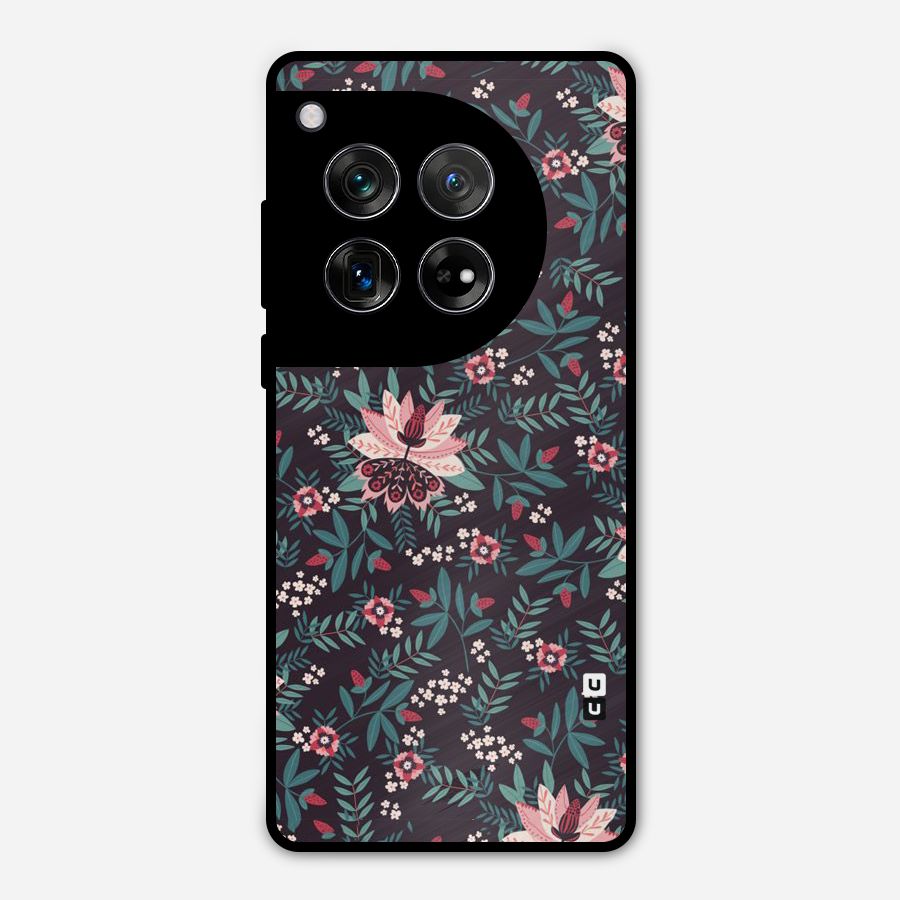 Very Leafy Pattern Metal Back Case for OnePlus 12