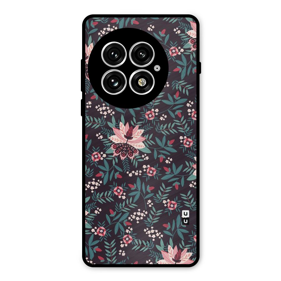 Very Leafy Pattern Metal Back Case for OnePlus 13