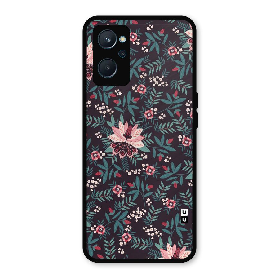 Very Leafy Pattern Metal Back Case for Realme 9i