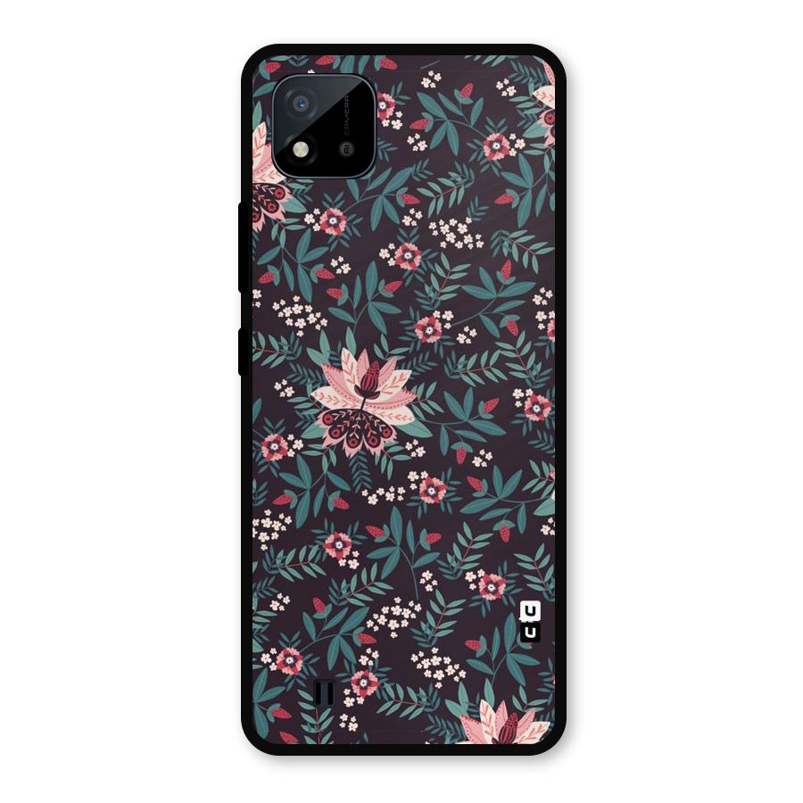Very Leafy Pattern Metal Back Case for Realme C11 2021
