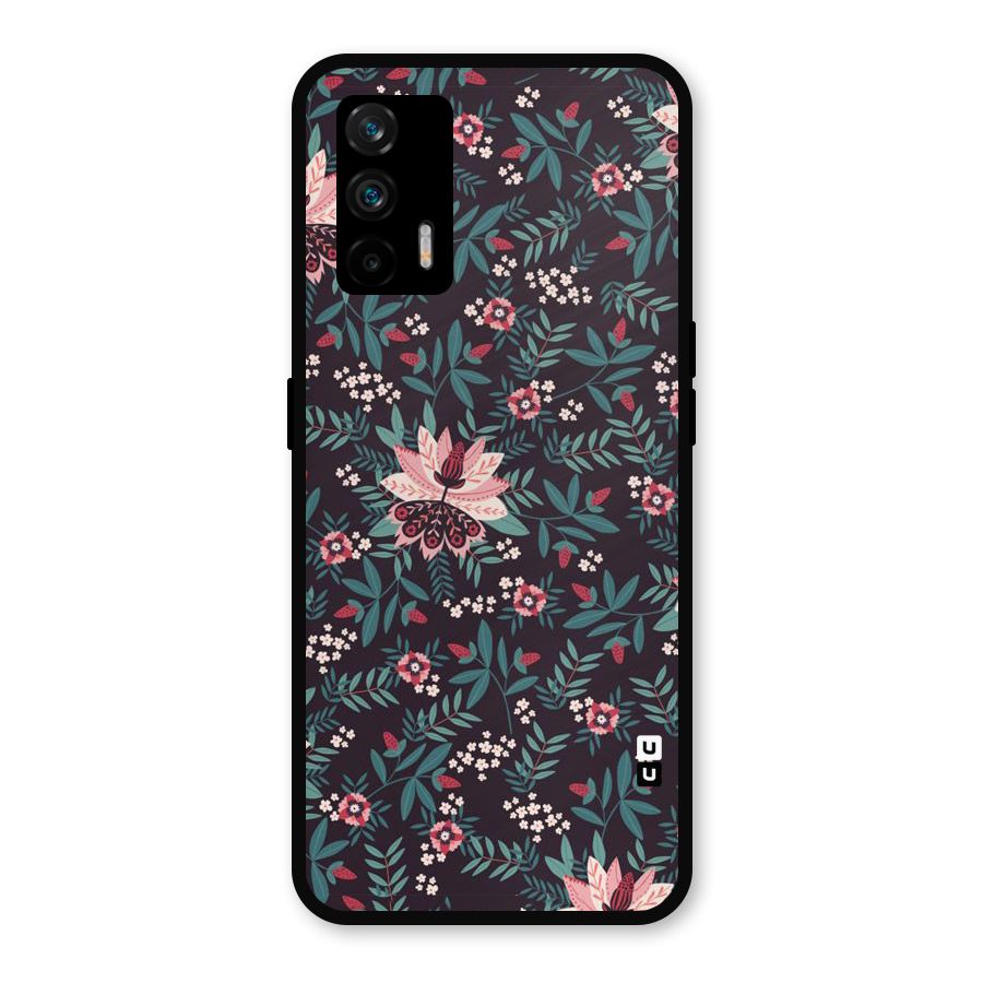 Very Leafy Pattern Metal Back Case for Realme GT 5G