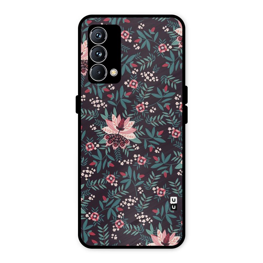 Very Leafy Pattern Metal Back Case for Realme GT Master Edition