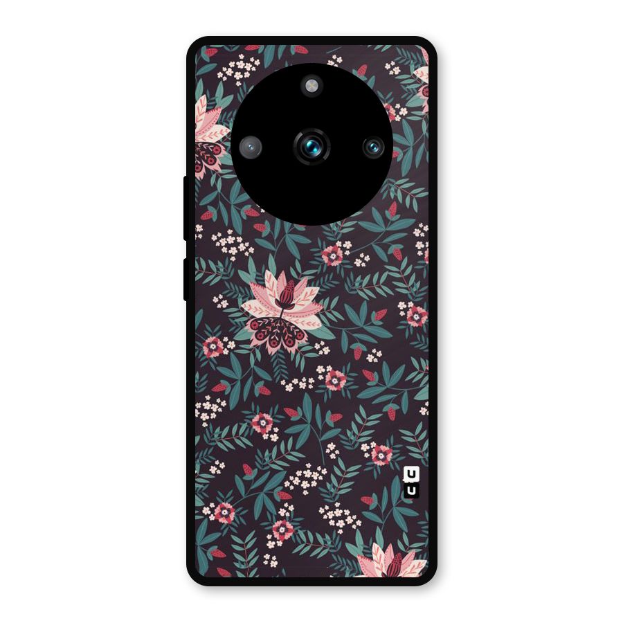 Very Leafy Pattern Metal Back Case for Realme Narzo 60 Pro