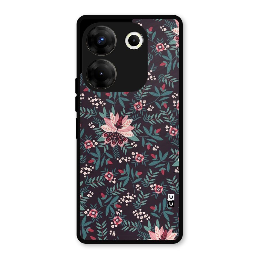 Very Leafy Pattern Metal Back Case for Tecno Camon 20