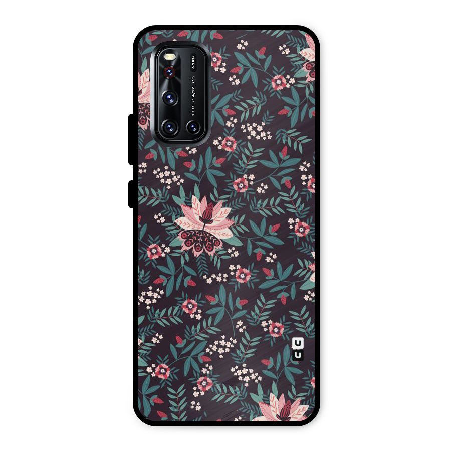 Very Leafy Pattern Metal Back Case for Vivo V19