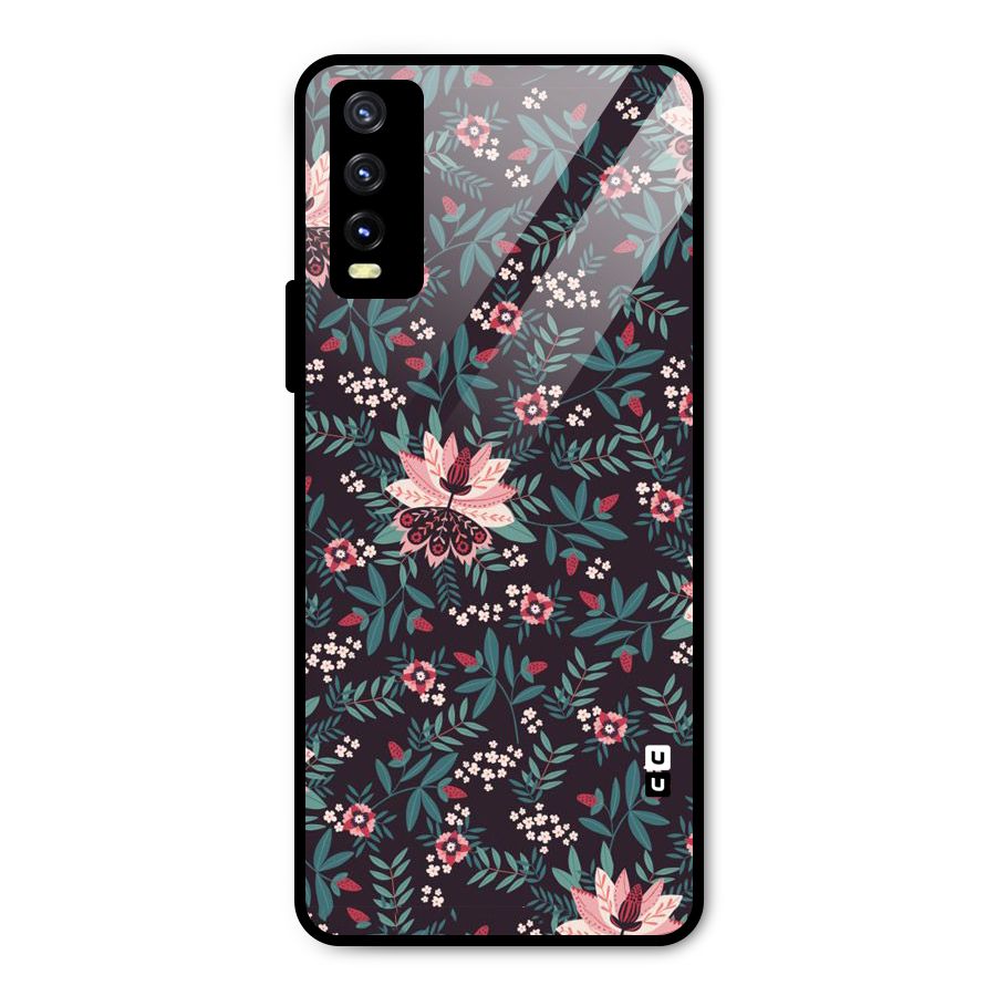 Very Leafy Pattern Metal Back Case for Vivo Y20