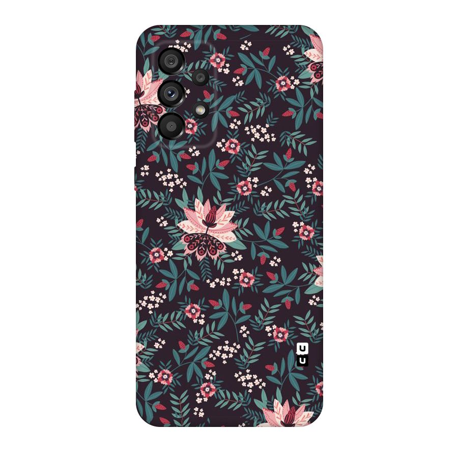 Very Leafy Pattern Original Polycarbonate Back Case for Galaxy A73 5G