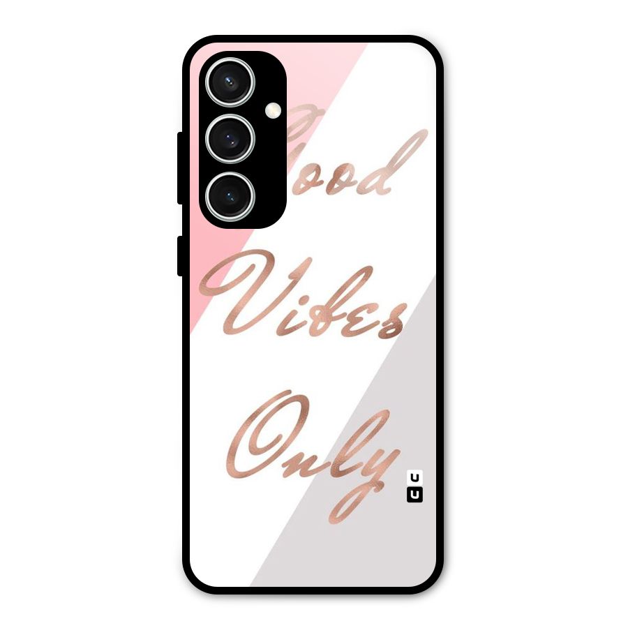 Vibes Classic Stripes Glass Back Case for Galaxy S23 FE