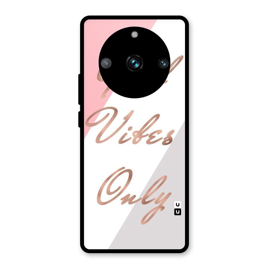 Vibes Classic Stripes Glass Back Case for Realme 11 Pro Plus