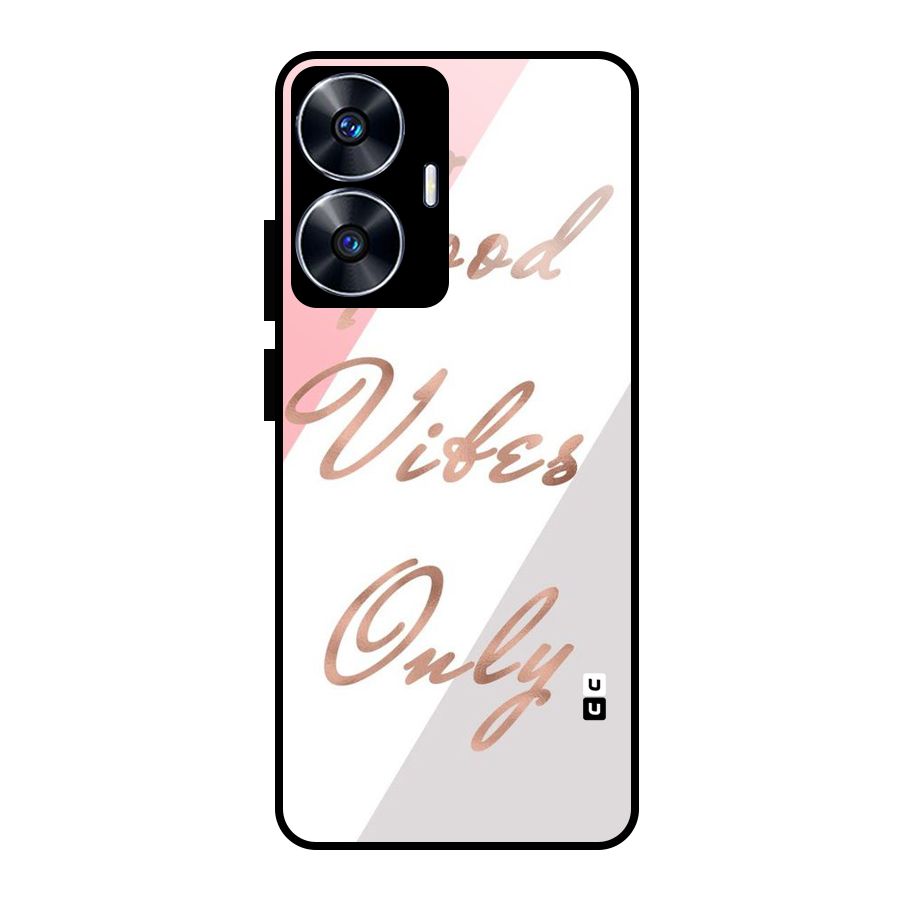 Vibes Classic Stripes Glass Back Case for Realme Narzo N55