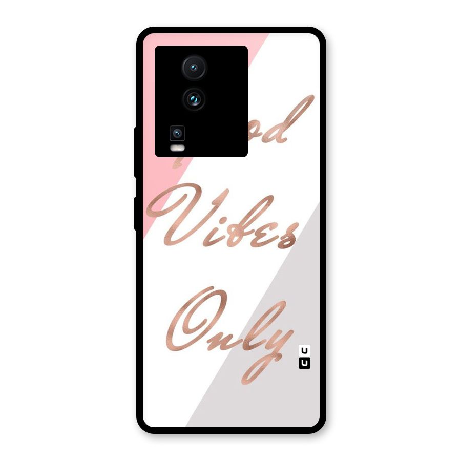 Vibes Classic Stripes Glass Back Case for Vivo iQOO Neo 7 Pro