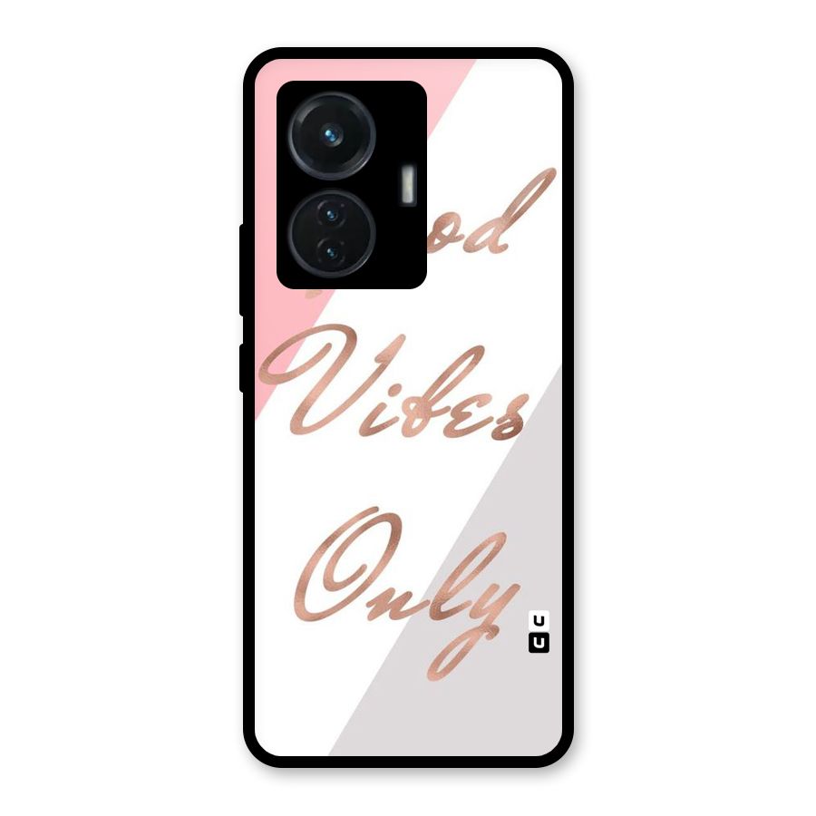 Vibes Classic Stripes Glass Back Case for iQOO Z6 44W