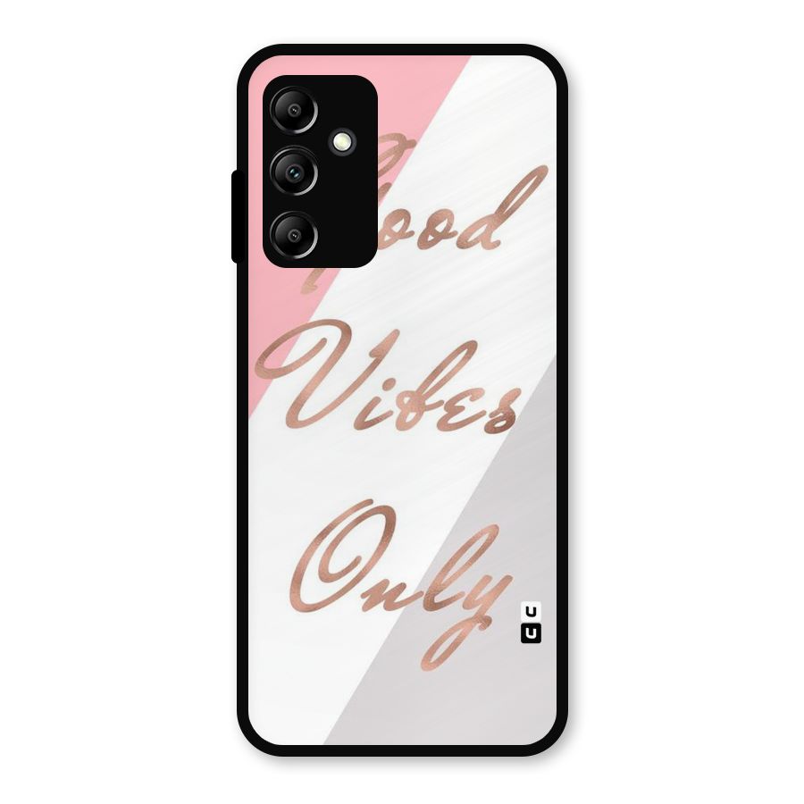 Vibes Classic Stripes Metal Back Case for Galaxy A14 5G