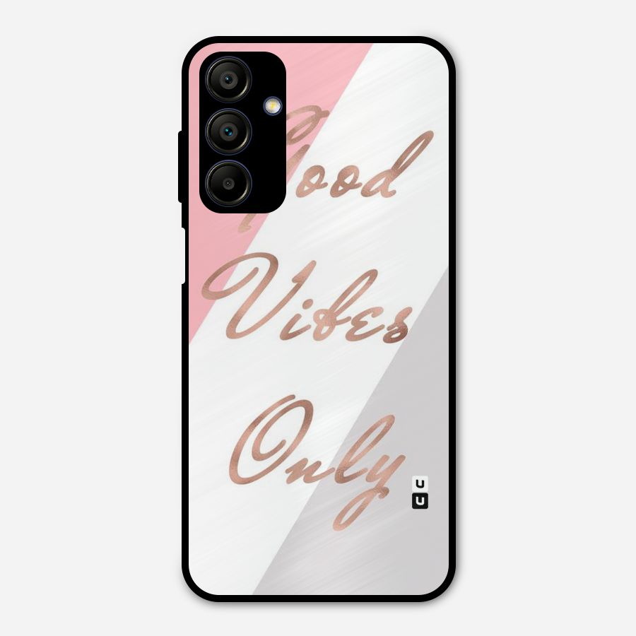 Vibes Classic Stripes Metal Back Case for Galaxy A15 5G