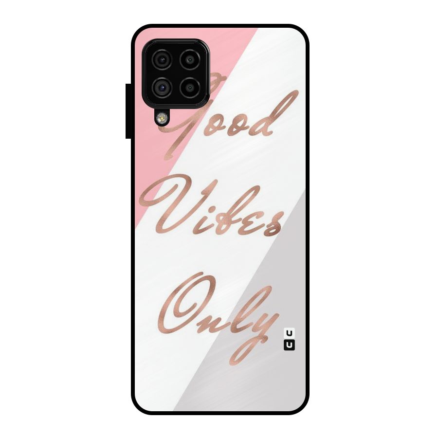 Vibes Classic Stripes Metal Back Case for Galaxy A22 4G