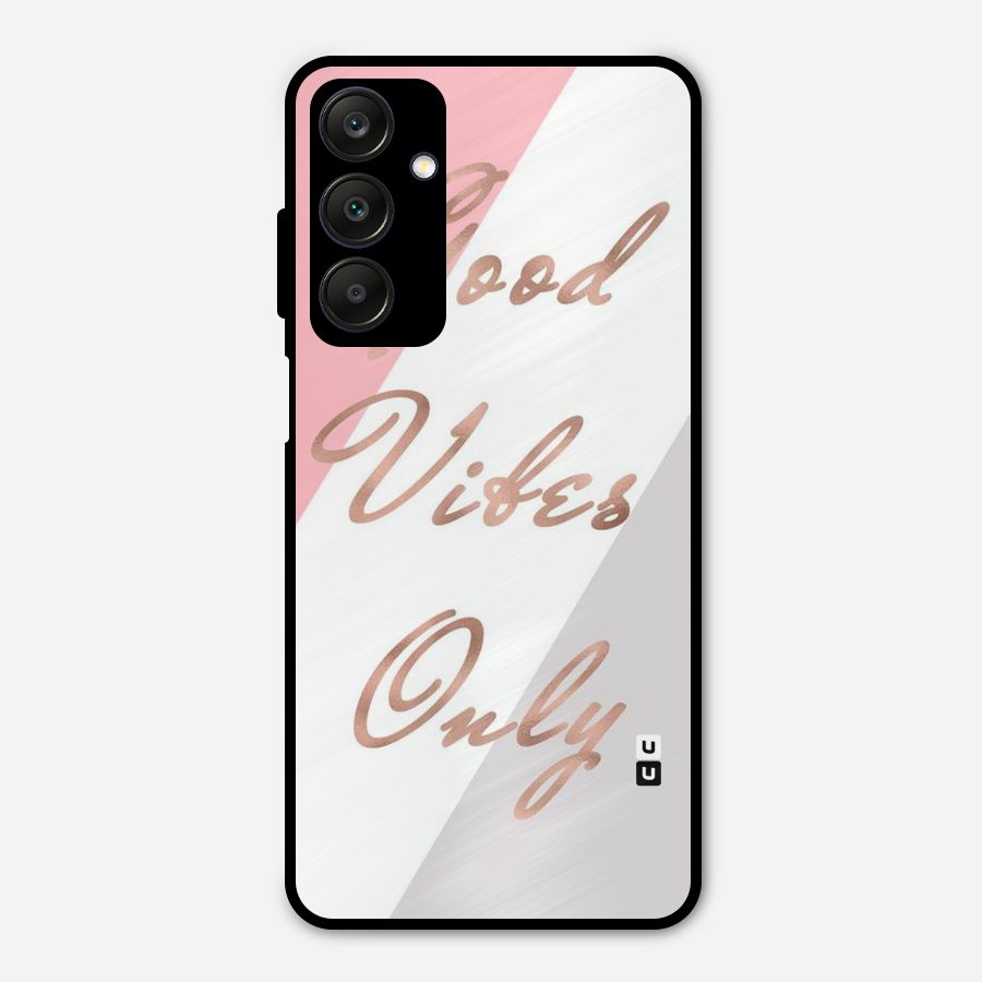 Vibes Classic Stripes Metal Back Case for Galaxy A25 5G