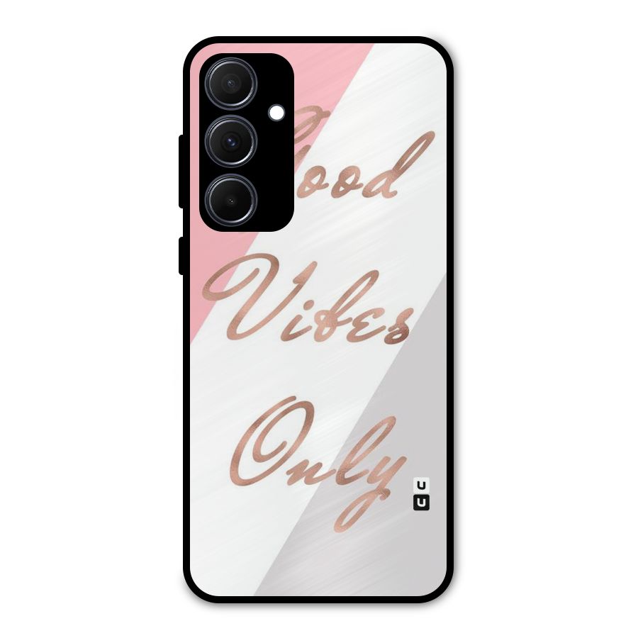 Vibes Classic Stripes Metal Back Case for Galaxy A35