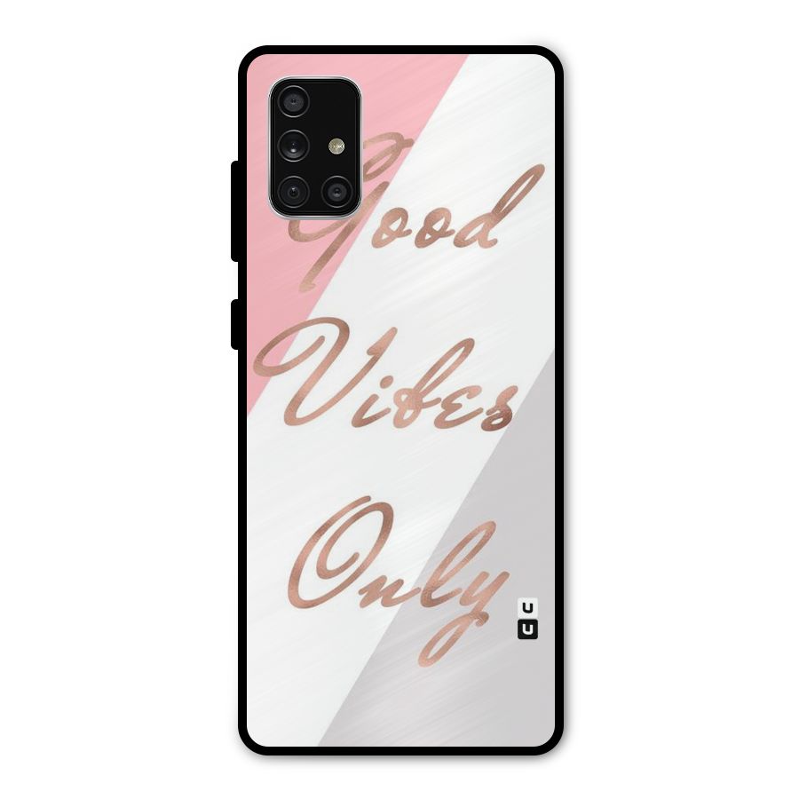 Vibes Classic Stripes Metal Back Case for Galaxy A71