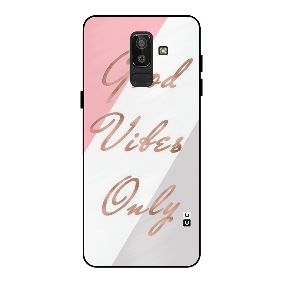 Vibes Classic Stripes Metal Back Case for Galaxy J8