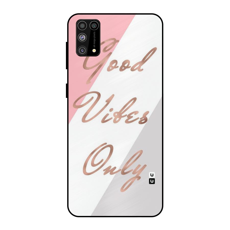 Vibes Classic Stripes Metal Back Case for Galaxy M31
