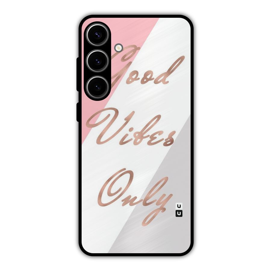 Vibes Classic Stripes Metal Back Case for Galaxy S24 Plus