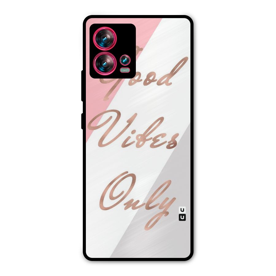 Vibes Classic Stripes Metal Back Case for Motorola Edge 30 Fusion