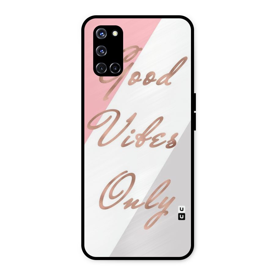 Vibes Classic Stripes Metal Back Case for Oppo A52