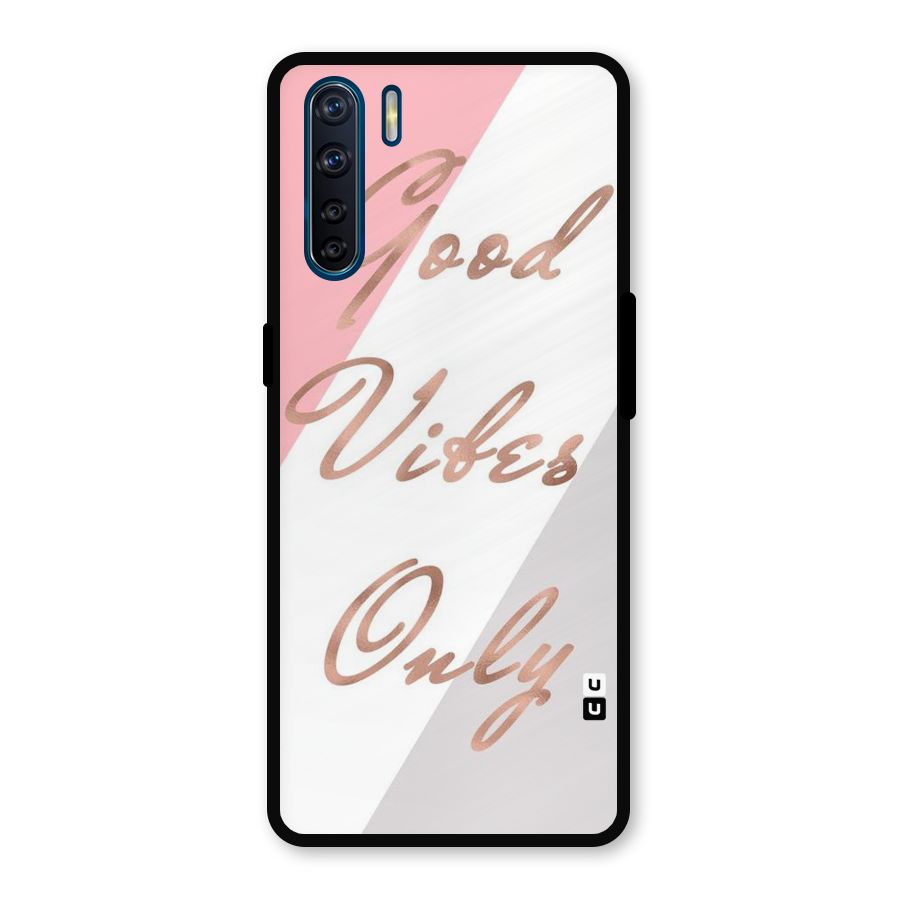 Vibes Classic Stripes Metal Back Case for Oppo F15