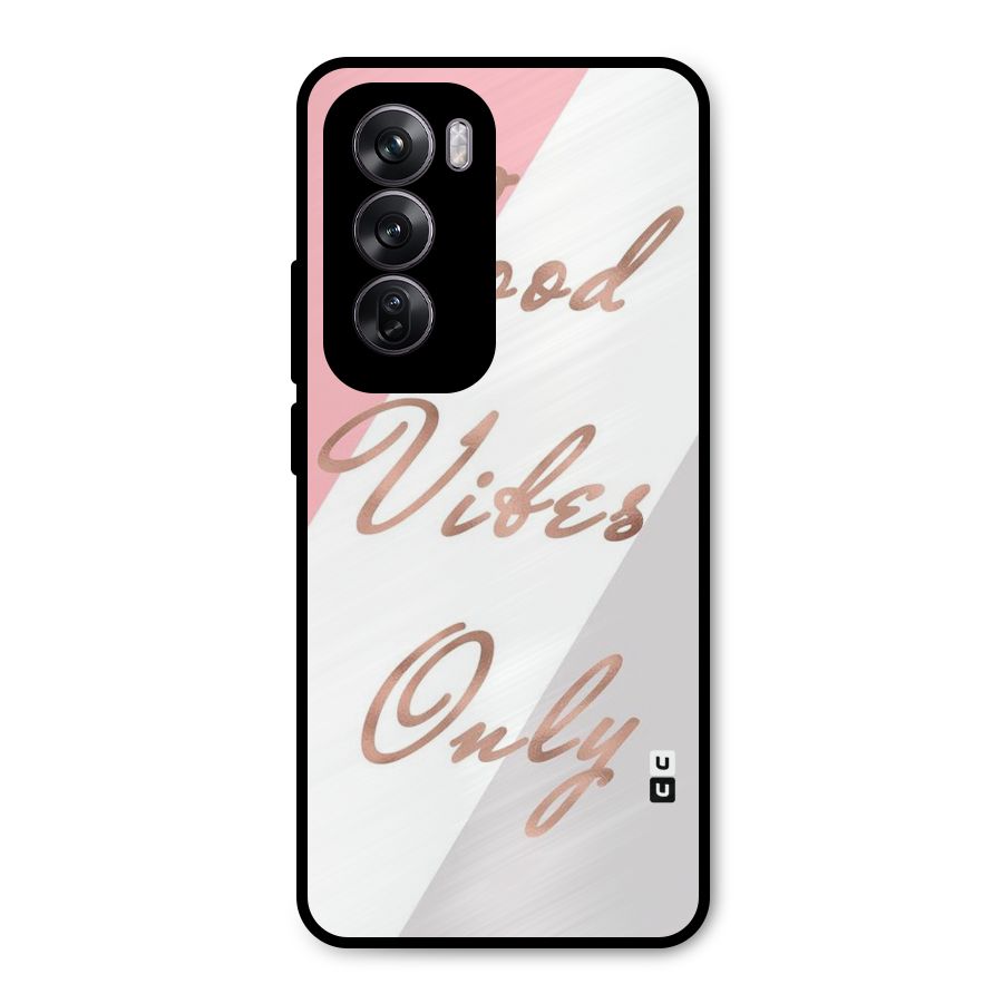 Vibes Classic Stripes Metal Back Case for Oppo Reno12 Pro