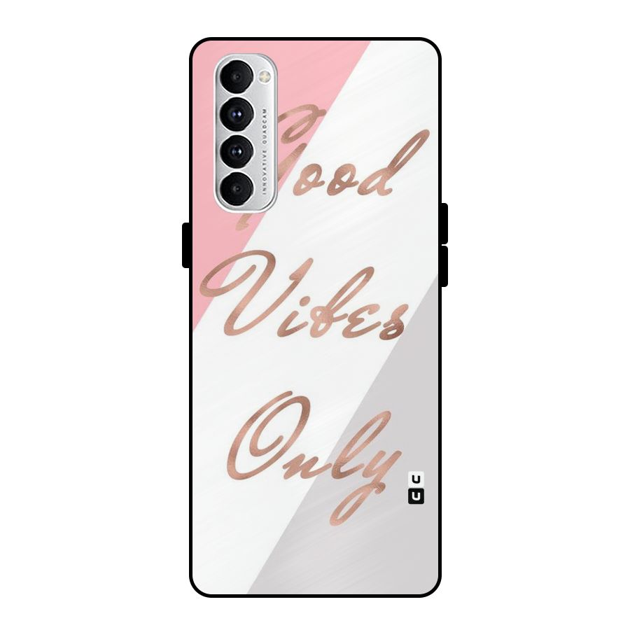 Vibes Classic Stripes Metal Back Case for Oppo Reno4 Pro