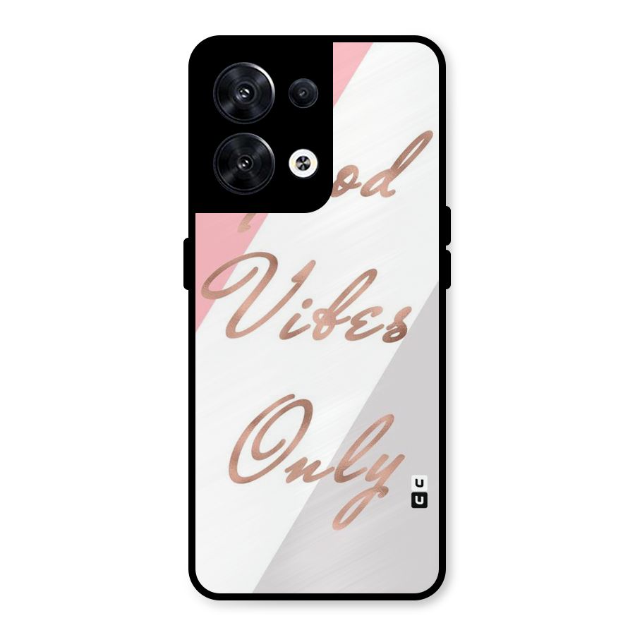 Vibes Classic Stripes Metal Back Case for Oppo Reno8 5G