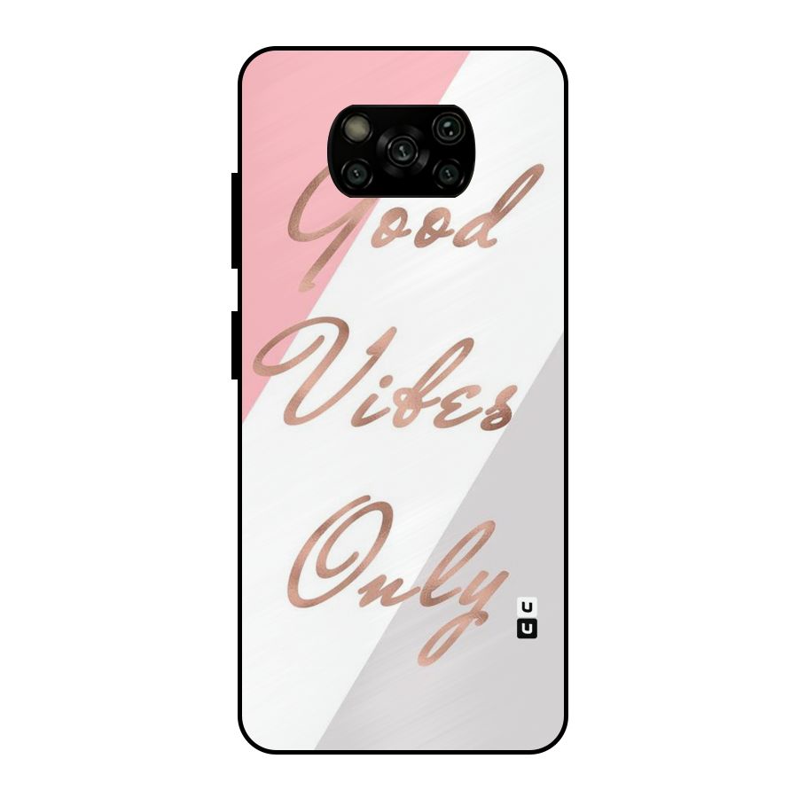 Vibes Classic Stripes Metal Back Case for Poco X3