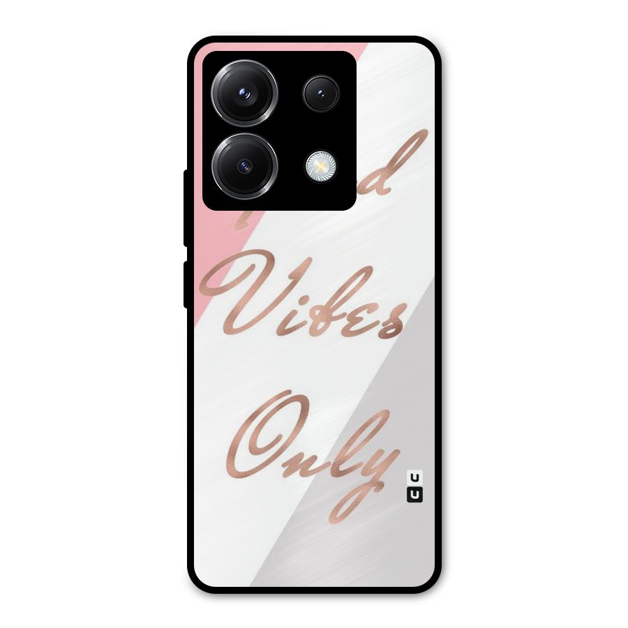 Vibes Classic Stripes Metal Back Case for Poco X6