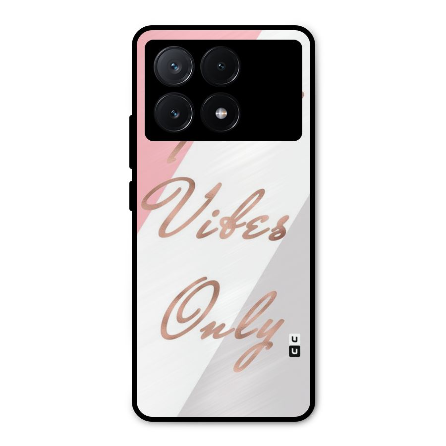 Vibes Classic Stripes Metal Back Case for Poco X6 Pro
